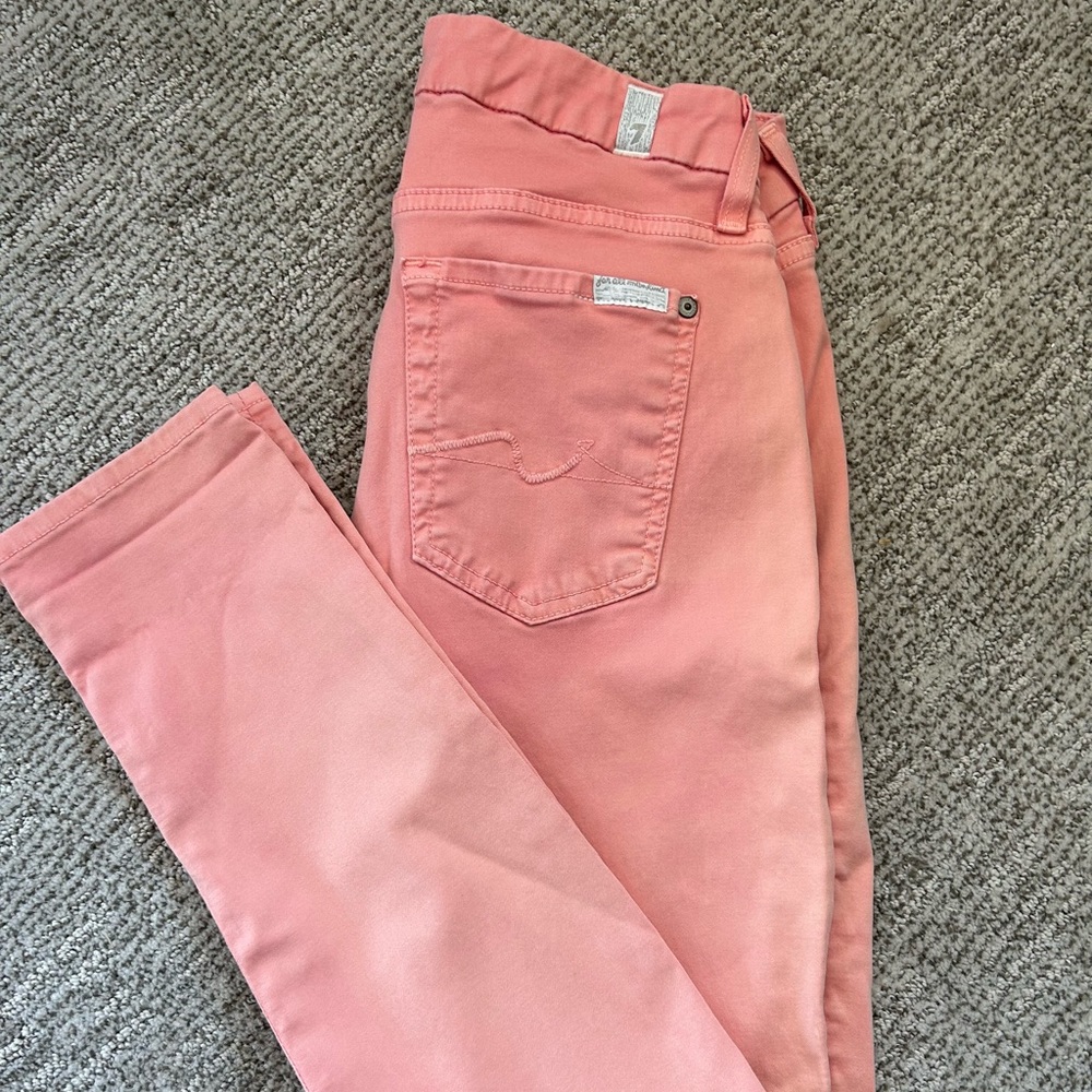 7 for all Mankind peach pants